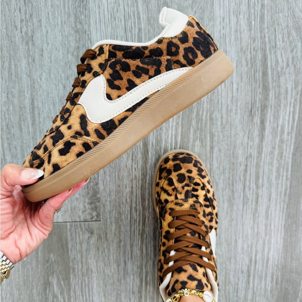 Leopard Print Women's Sneakers